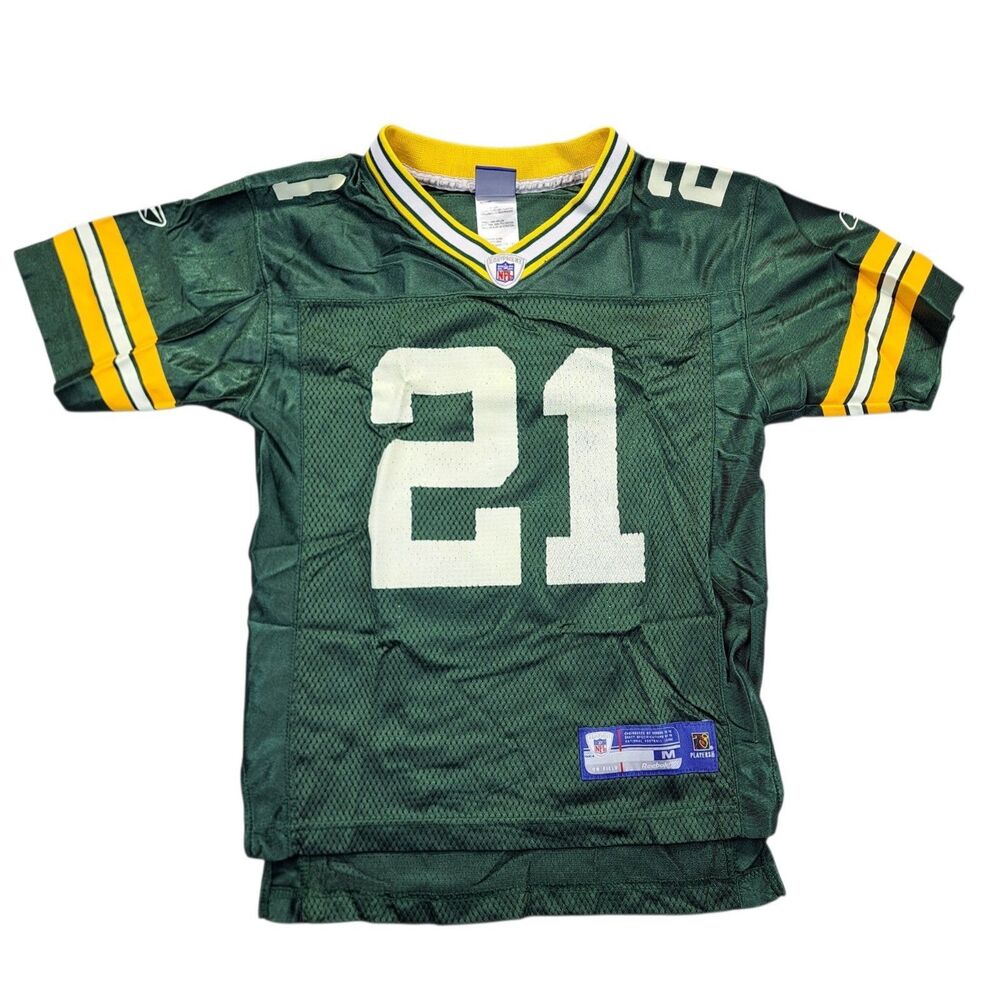 Green Bay Packers Youth Jersey #21 Wiedel Reebok NFL Green Size M 10-12